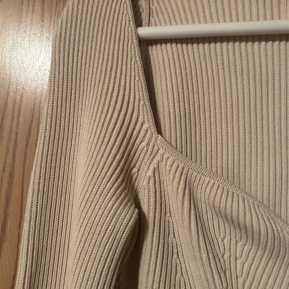 H&M Cream Ribbed Knit Top - Picture 7 of 9
